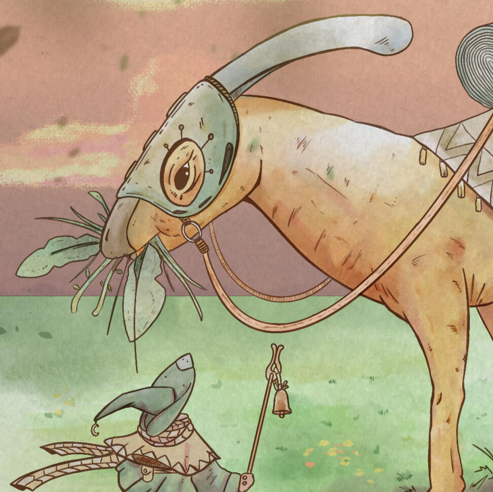 Parasaurolophus, beast of burden